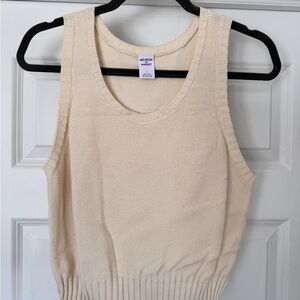 Melrose and Market Beige Cotton Knit Top